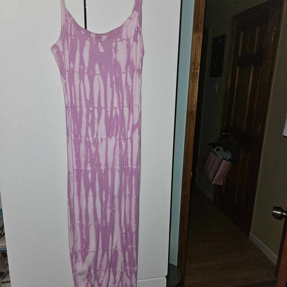 Forever 21 Pink Tie-Dye Dress